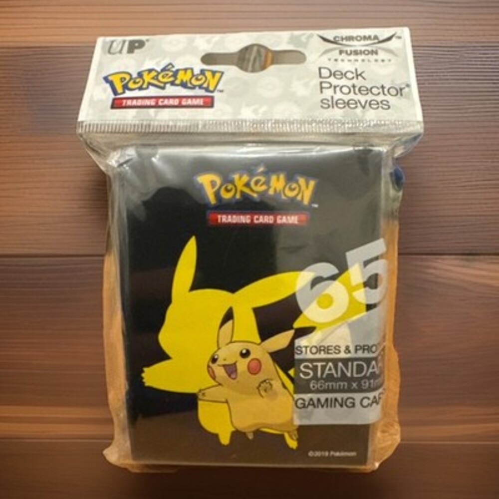 Pokemon Card Supplies - Deck Protector Sleeves - PIKACHU (2019)(65 Sleeves) -New